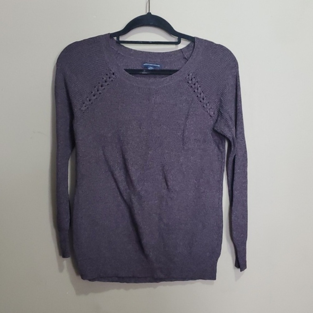 American Eagle Purplish Brown Sweater Size Small